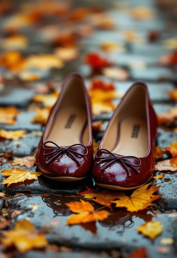 ballet flats return stylishly