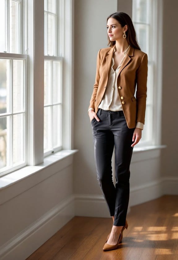 cardigan paired with pants
