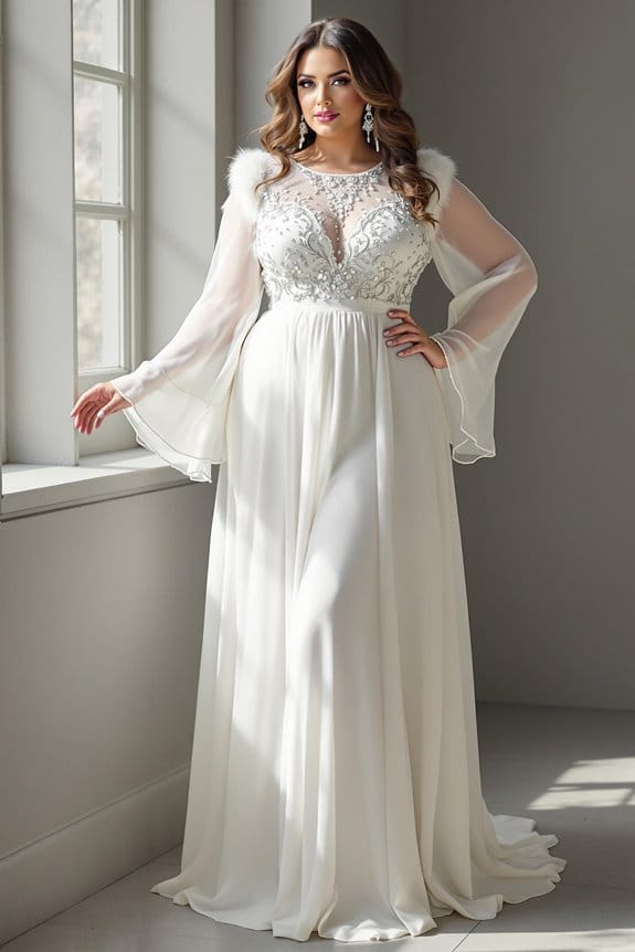 choosing winter white dresses