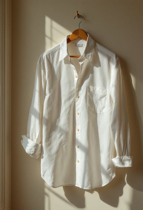 classic white button up shirt