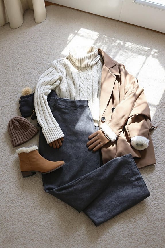 comfortable casual winter attire