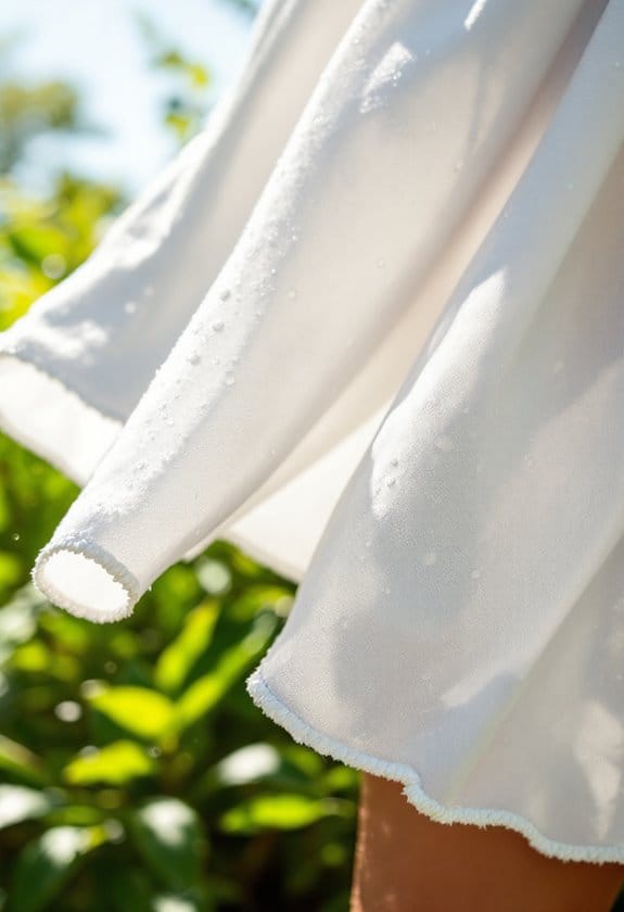 cotton absorbs and regulates moisture