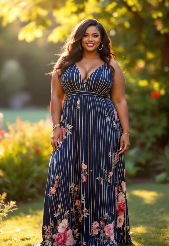 curvy enhancing strategic prints