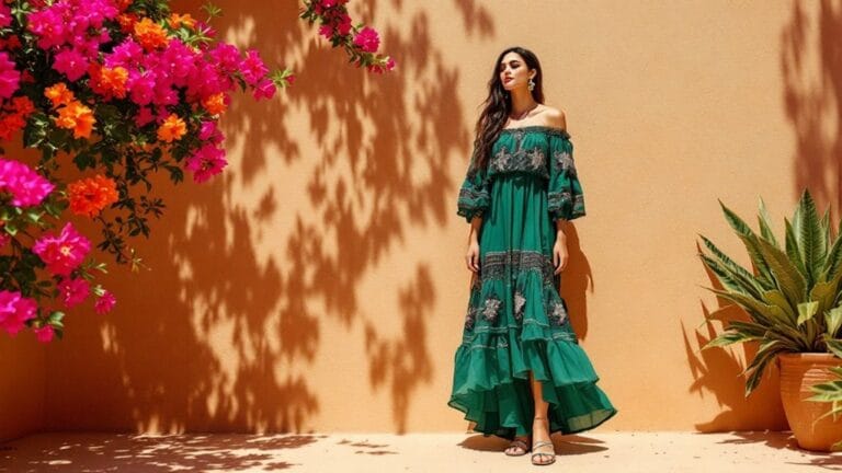 eye catching mexican dress styles