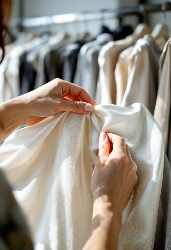 fabric texture and flow