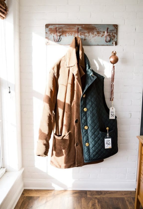 fashionable outerwear selections available