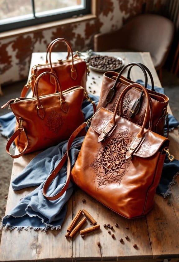 handcrafted leather artisan products
