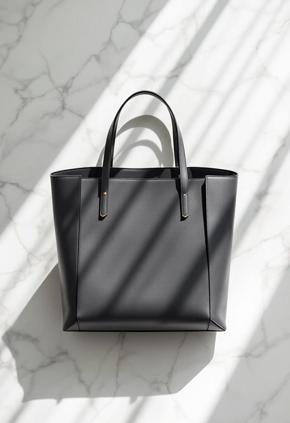 minimalist structured bag design