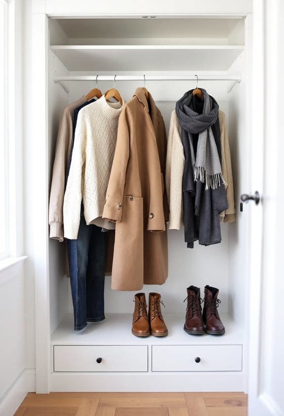 organize winter clothing essentials