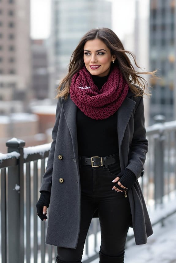 slimming winter outfit tips