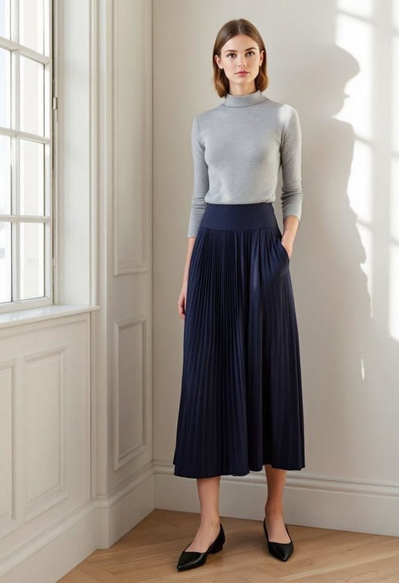 stylish elevated sweater skirt