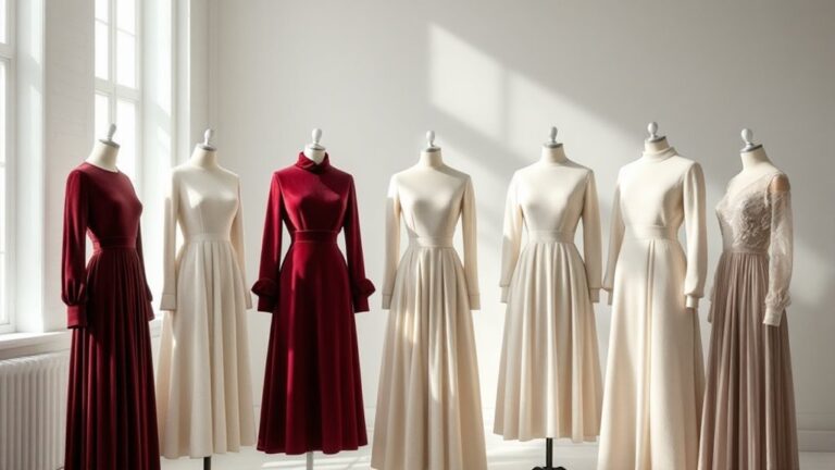 stylish modest winter dresses