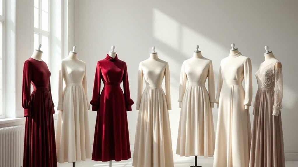 stylish modest winter dresses
