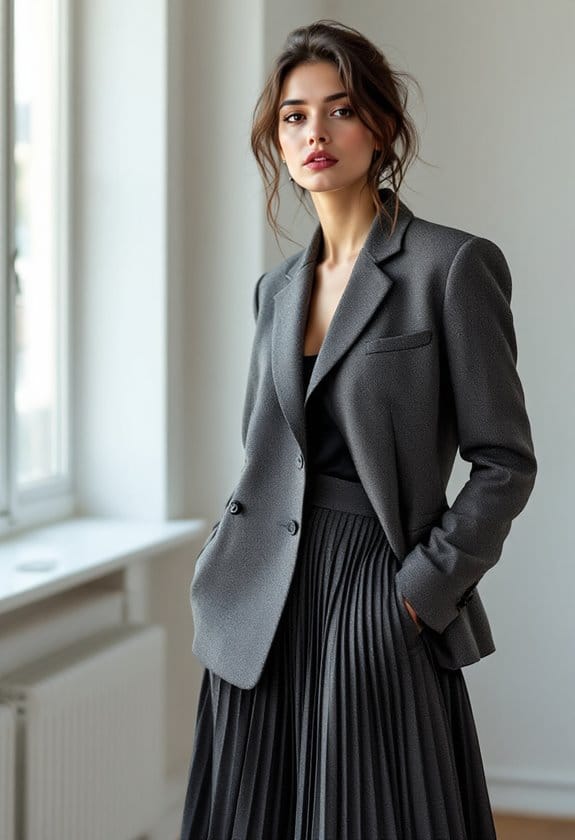 stylish one color outfit