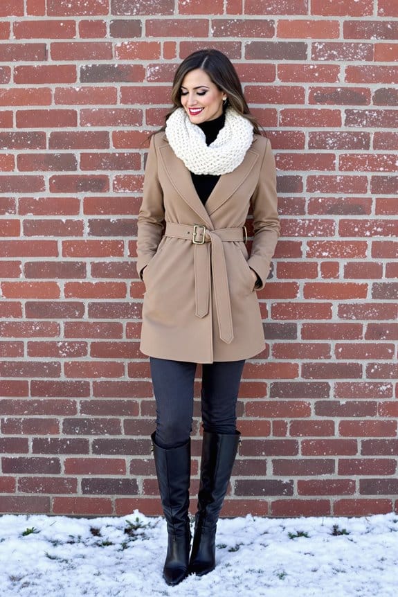 stylish warm winter attire