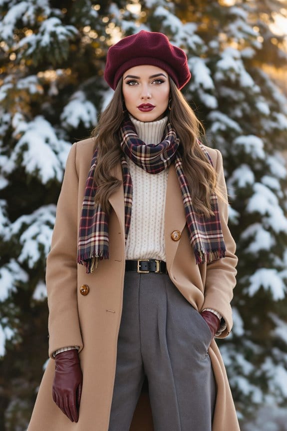 stylish warm winter fashion
