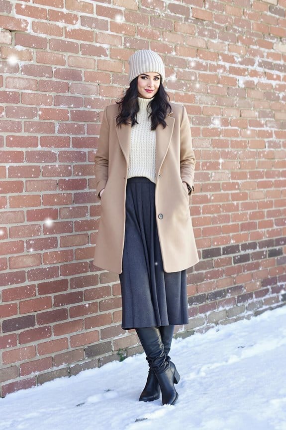 stylish winter midi outfits