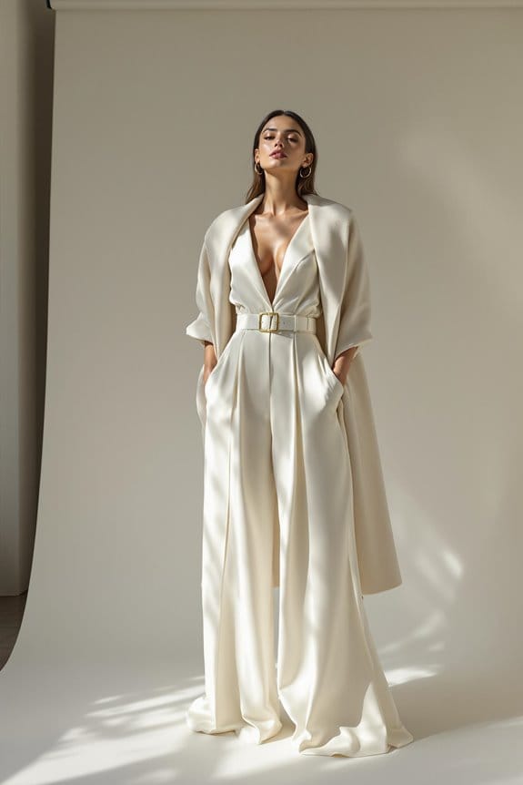 stylish winter white jumpsuits