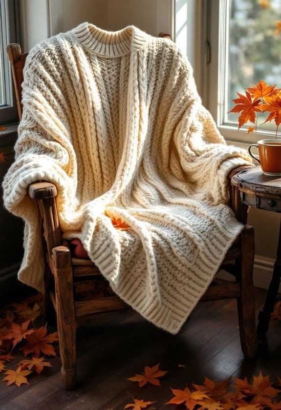 warm and comfortable knitwear