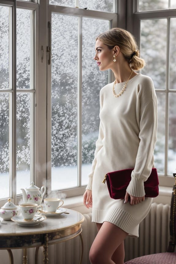 winter afternoon tea attire