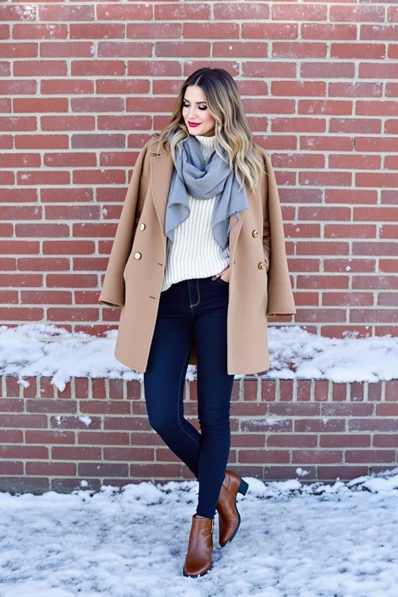 winter blue jeans outfit tips