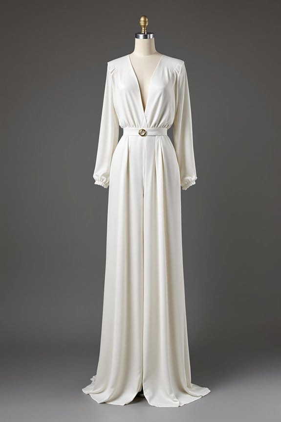 winter white jumpsuit selection